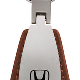 Honda Leather Teardrop Key Chain Fob - Official Licensed