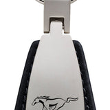 Ford Mustang GT Leather Teardrop Key Chain Fob - Official Licensed