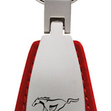 Ford Mustang GT Leather Teardrop Key Chain Fob - Official Licensed