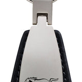 Ford Mustang Leather Teardrop Key Chain Fob - Official Licensed