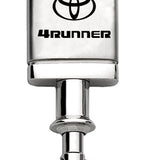 Toyota 4Runner Satin-Chrome Valet Key Chain Fob - Silver - Official Licensed
