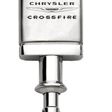 Chrysler Crossfire Satin-Chrome Valet Key Chain Fob - Silver - Official Licensed