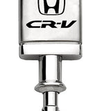 Honda CR-V Satin-Chrome Valet Key Chain Fob - Silver - Official Licensed