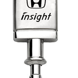 Honda Insight Satin-Chrome Valet Key Chain Fob - Silver - Official Licensed