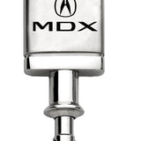 Acura MDX Satin-Chrome Valet Key Chain Fob - Silver - Official Licensed