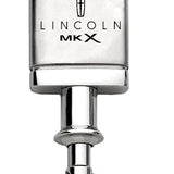 Lincoln MKX Satin-Chrome Valet Key Chain Fob - Silver - Official Licensed