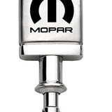 Mopar Satin-Chrome Valet Key Chain Fob - Silver - Official Licensed
