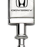Honda Odyssey Satin-Chrome Valet Key Chain Fob - Silver - Official Licensed