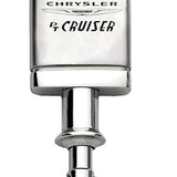 Chrysler PT Cruiser Satin-Chrome Valet Key Chain Fob - Silver - Official Licensed