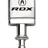 Acura RDX Satin-Chrome Valet Key Chain Fob - Silver - Official Licensed