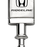Honda Ridgeline Satin-Chrome Valet Key Chain Fob - Silver - Official Licensed