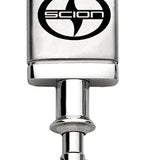 Scion Satin-Chrome Valet Key Chain Fob - Silver - Official Licensed