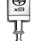 Scion xB Satin-Chrome Valet Key Chain Fob - Silver - Official Licensed