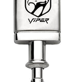 Dodge Viper (Sneaky Pete) Satin-Chrome Valet Key Chain Fob - Silver - Official Licensed