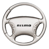 Nissan Nismo Steering Wheel Key Chain Fob - Silver - Official Licensed