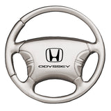Honda Odyssey Steering Wheel Key Chain Fob - Silver - Official Licensed