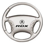 Acura RDX Steering Wheel Key Chain Fob - Silver - Official Licensed
