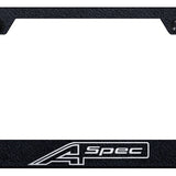 Acura A-Spec Standard License Plate Frame - Laser Etched - Official Licensed