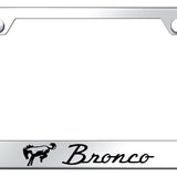 Ford Bronco Standard License Plate Frame - Laser Etched - Official Licensed