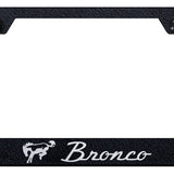 Ford Bronco Standard License Plate Frame - Laser Etched - Official Licensed