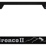 Ford Bronco II Mountain Stainless Frame - Laser Etched - Official Licensed