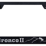 Ford Bronco II Mountain Stainless Frame - Laser Etched - Official Licensed