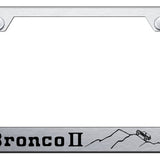Ford Bronco II Mountain Stainless Frame - Laser Etched - Official Licensed
