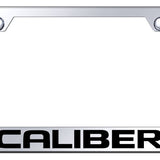 Dodge Caliber Standard License Plate Frame - Laser Etched Mirrored - Official Licensed