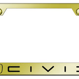 Honda Civic (Reverse C) Standard License Plate Frame - Official Licensed