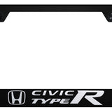 Honda Civic Type R Standard License Plate Frame - Official Licensed