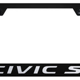 Honda Civic SI Standard License Plate Frame - Laser Etched - Official Licensed