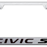 Honda Civic SI Standard License Plate Frame - Laser Etched - Official Licensed