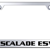 Cadillac Escalade ESV Standard License Plate Frame - Laser Etched - Official Licensed