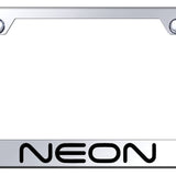 Dodge Neon Standard License Plate Frame - Laser Etched Mirrored - Official Licensed