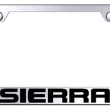 GMC Sierra Standard License Plate Frame - Laser Etched - Official Licensed