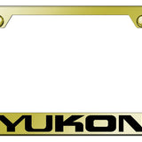 GMC Yukon Standard License Plate Frame - Laser Etched - Official Licensed