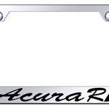 Acura RL Script Standard License Plate Frame - Etched Mirrored - Official Licensed