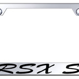 Acura RSX-S Script Standard License Plate Frame - Laser Etched Mirrored - Official Licensed