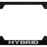 Hybrid Steel Wide Body License Plate Frame - Laser Etched - Official Licensed