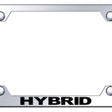 Hybrid Steel Wide Body License Plate Frame - Laser Etched - Official Licensed