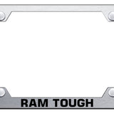 Ram Tough Steel Wide Body License Plate Frame - Laser Etched - Official Licensed