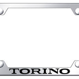 Ford Mustang Torino Steel Wide Body License Plate Frame - Laser Etched - Official Licensed