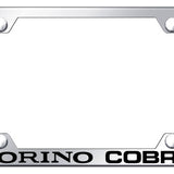 Ford Mustang Torino Cobra Steel Wide Body License Plate Frame - Laser Etched - Official Licensed
