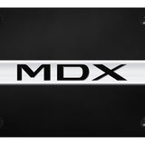 Acura MDX Name License Plate - Chrome Logo - Official Licensed