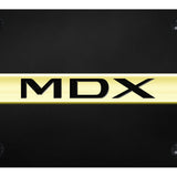 Acura MDX Name License Plate - Chrome Logo - Official Licensed