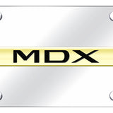 Acura MDX Name License Plate - Chrome Logo - Official Licensed