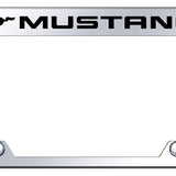 Ford Mustang Standard Inverted License Plate Frame - Laser Etched Mirrored - Official Licensed