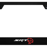 Dodge SRT Hellcat Polycarbonate License Plate Frame - UV Print on Black - Official Licensed