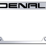 GMC Denali Steel Truck Cut-Out License Plate Frame - Laser Etched Mirrored - Official Licensed