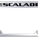 Cadillac Escalade Steel Truck Cut-Out License Plate Frame - Laser Etched Mirrored - Official Licensed